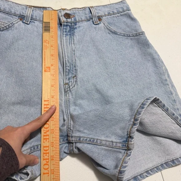 Vintage Levi's Blue Jorts Orange Tag 36920 'Regular Fit' Mom Shorts Size 14 - Picture 6 of 8